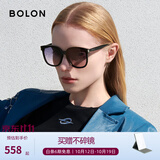 BOLON暴龙眼镜【经典畅销款】黑超墨镜男方框太阳镜女偏光驾驶镜BL3111 A13-上灰下粉渐进非偏光