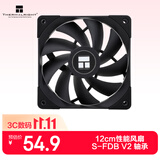 利民（thermalright）TL-C12B 12cm风扇 S-FDB轴承  机箱风扇 4pin PWM 1500转速