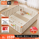 曼龙游戏围栏地上加厚爬爬垫梦想号汽车围栏180*200+IXPE防滑透气PU垫