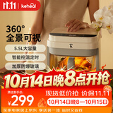 科西（KEHEAL）家用透明可视空气炸锅不用翻面全自动多功能  不沾锅低脂轻油烤箱一体机大容量5.5L AF4 5.5L