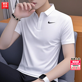 耐克（NIKE）短袖男款 2026夏季新款运动服装跑步速干衣透气POLO衫冰丝男士t恤 【热推】DRI-FIT快干科技/柔软亲肤/晒图退5 L 【175】体重130~150斤左右
