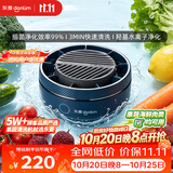 东菱（Donlim）转转果蔬清洗机食材净化机 洗菜机果蔬净化机漩涡清洗高效净化无线便携DL-1326静谧蓝