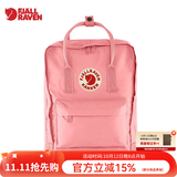 FJALLRAVEN北极狐双肩包kanken男女户外大容量书包电脑包运动旅行背包23510 312粉色 16L【可容纳14寸笔记本电脑】