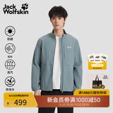 jackWolfskin狼爪26秋季新品FERNWEH男士户外休闲高弹立领软壳夹克外套5324071 奥德灰/F0303 M