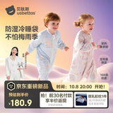 贝肽斯婴儿睡袋暖姜3.0儿童分腿睡袋婴幼儿防踢被睡衣春秋双层 原野M
