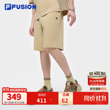 斐乐【章昊同款】短裤｜FILA FUSION潮牌男女针织五分中裤 【男】迷迭卡其-LK M