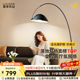 鹿家良品（LUUGAA）护眼钓鱼灯客厅高级感落地灯沙发旁现代极简意式轻奢卧室氛围灯具 【荐】护眼中号|层高<3米-三色调光