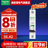 施耐德空气开关A9系列iC65N家用1P小型空开微型断路器单极单进单出空开 【独立包装】1P C16A