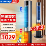 格力（GREE）取暖器家用暖风机冷暖两用电暖器等离子除菌电暖气片冬暖夏凉电风扇无叶塔扇落地扇 FL-1001RBag