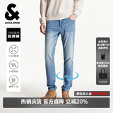 杰克·琼斯（JACK&JONES）男装夏季牛仔裤男弹力901修身裤子百搭男裤休闲男士牛仔裤四季款 牛仔蓝 第一批 32 175 W32/L32