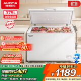 澳柯玛（AUCMA）375升单温大冷柜家用卧式冰柜雪糕柜 冷藏柜冷冻柜顶开门冰箱一级能效 BC/BD-375HNE以旧换新