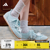 adidas「冰淇淋T头鞋」VS JOG 2.0薄底运动鞋男女阿迪达斯轻运动 浅天蓝/金属银/亮白 (推荐女生选小半码)   37
