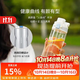 乐扣乐扣（LOCK&LOCK）人鱼线塑料运动水杯便携水壶夏天带提手男女水杯子700ML淡蓝色
