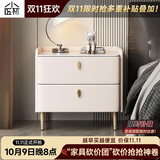 小匠材实木床头柜简约现代小柜子轻奢床边柜卧室高级感床头收纳柜50*40