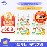 亨氏（Heinz）婴儿宝宝辅食儿童果汁西梅果泥多口味无添加零食 78g*12袋