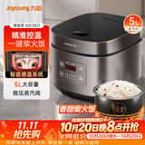 九阳（Joyoung）5升大容量4~5人家用智能微压电饭煲电饭锅大火力柴火饭多功能焖煮不粘内胆方煲50FZ821