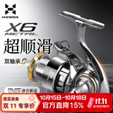 哈斯达（HISTAR）X6金属耐用旋入式摇臂纺车轮 X6-2000s+八编线[金属耐用]