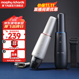 摩飞电器车载吸尘器无线便携手持大吸力桌面充电小型随手吸沙发臭氧杀菌除菌除味送礼物推荐 MR3936 铁灰色