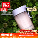 富光玻璃杯高硼硅玻璃水杯子女生便携牛奶咖啡刻度高颜值茶杯330ml