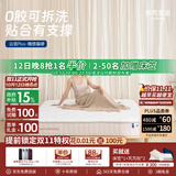 林芃家品（LYNPON HOUSEWARE）林芃云宿Plus记忆棉可拆洗0胶护脊竹炭棕独立弹簧床垫1.5米x2米硬