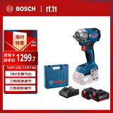 博世（BOSCH）冲击扳手电动风炮安装维护18V锂电350牛米GDS18V-350 4.0Ah电池*2