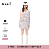 DZZIT【爆款补单】花包小香裙地素夏季粗花呢小香风吊带背心连衣裙 花色（批次2） XS