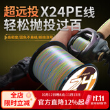 BRAID PEX24超强拉力pe线路亚线锚鱼打黑雷强海钓筏钓顺滑超远投500米主线 X24【新编织工艺】300米 2.5【相比普通pe线拉力提升10%】