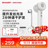 夏普【夏普小浪花】家用高速吹风机大功率速干电吹风低噪音吹风筒送礼女朋友等离子护发IB-RP45C-C