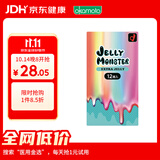 冈本超薄JELLY MONSTER避孕套 成人计生情趣用品 12只 日本进口