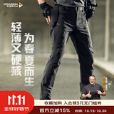 龙牙战凌轻量战术裤男士裤子夏季薄款防晒凉感工装裤户外通勤裤子 极夜黑 34 175/84B 136-160斤