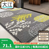 大江入户地垫门口脚垫户外进门地毯高端丙纶入户门垫60x90cm