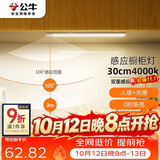 公牛（BULL）感应橱柜灯衣柜灯LED人感光感磁吸 卧室床沿玄关小夜灯30CM4000K