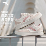 安踏轻松小白鞋丨板鞋女鞋秋冬新款休闲轻便百搭青少年学生运动鞋耐磨
