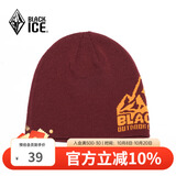 黑冰（BLACKICE）秋冬户外男女跑步运动针织帽保暖毛线帽冬季帽子Z2141-探索-红