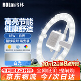洛林（ROLin）led吸顶灯芯替换灯盘改造灯板贴片全光谱高显磁吸灯条18w白光