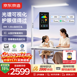 京东京造长颈鹿3Ultra大路灯 1m长灯头全光谱可视AI自适应调节光 红光护眼