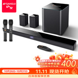 山水（SANSUI） DV-95E 无线5.1家庭影院 杜比音效KTV音响套装电视音响回音壁 家用K歌蓝牙音箱客厅环绕重低音炮 95E【5.1K歌旗舰版】