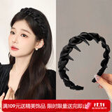 向晚发箍女高级感外出头箍女高颅顶发箍压碎发发卡洗脸发箍女生日礼物