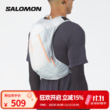 萨洛蒙（Salomon）男女款 户外运动轻量透气舒适旅行登山徒步双肩背包 CROSS 8 罗兰灰 C28568 均码