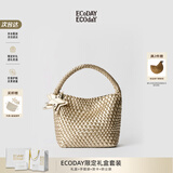 ECODAY包包女包2026新款原创设计经典编织包大容量托特包通勤包生日礼物