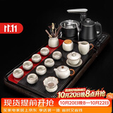琦轩源功夫茶具套装家用客厅整套高档全自动上水一体泡茶台茶盘烧水壶