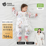 贝肽斯婴儿睡袋防惊跳夏季空调房薄款小孩子儿童睡袋0-3岁保护肚子着凉 夏天（前6后4 20-25℃）乔兔 S码【建议身高60-85cm】