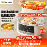 小熊（Bear）电炖盅电炖锅隔水炖家用4人用煲汤炖汤锅燕窝炖盅4.1L炖蒸煮一体微压电炖锅DDZ-J25G2