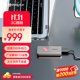 thinkplus联想1TB移动固态硬盘PSSD电脑笔记本手机通用高速小巧便携存储器TSD301系列