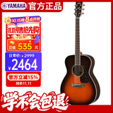 雅马哈（YAMAHA）FS830TBS 原声款 实木单板初学者民谣吉他 圆角吉它 40英寸烟棕色