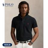 Polo Ralph Lauren 拉夫劳伦 男装 经典款修身网眼布短袖网球衫RL13502 001-黑色 XL