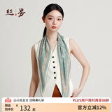 丝界【手工月牙边】重磅12姆真丝丝巾中秋时尚双绉桑蚕丝长条领巾