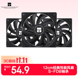 利民（thermalright）TL-C12C X3 黑色12cm性能级风压扇 4PIN PWM S-FDB轴承 1550转速 三连包套装