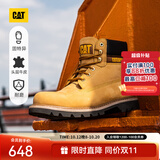 CAT卡特秋季户外鞋休闲时尚男靴工装靴明星款经典大黄靴登山鞋 经典款 41