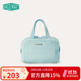 BAGSMART化妆包大容量洗漱包女旅行出差护肤品便携收纳包旅行包送女朋友 海盐蓝